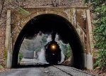 RBMN 2102 in the Nesquehoning "Tunnel" - actually the PA route 93 overpass